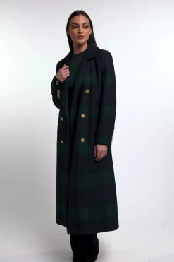 Clearance Buttoned Knit Crew Neck (Deep Emerald) Women Knitwear
