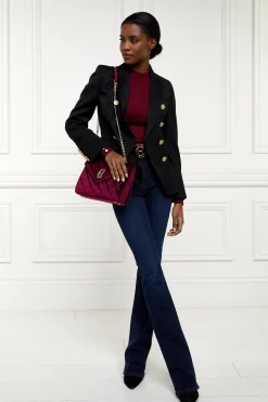 Hot Buttoned Knit Crew Neck Women Knitwear