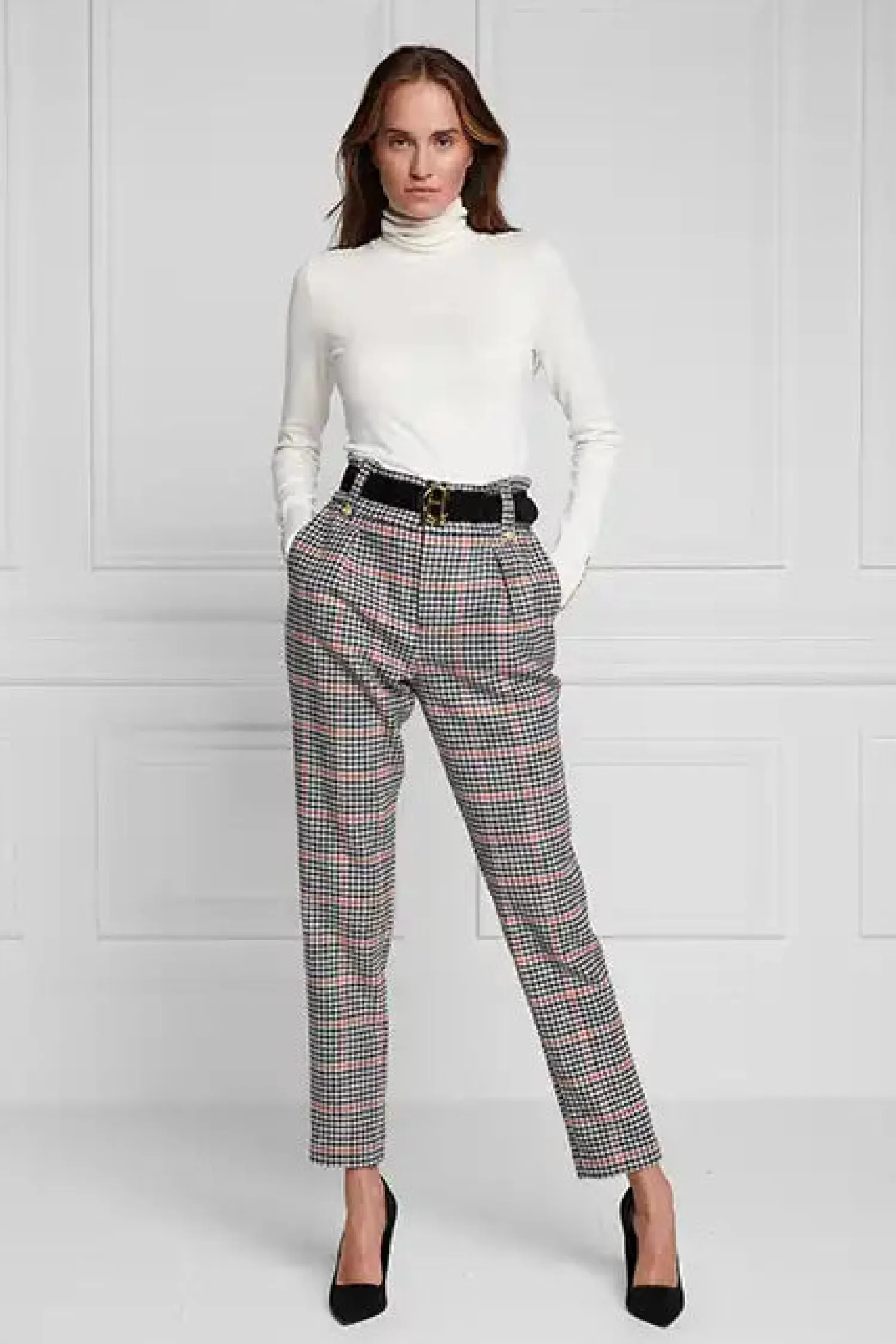 Clearance Buttoned Knit Roll Neck Women Knitwear