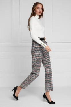 Clearance Buttoned Knit Roll Neck Women Knitwear