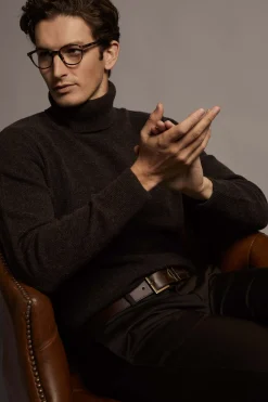 Clearance Byron Roll Neck Knit Knitwear
