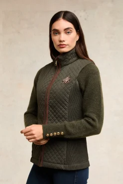 Clearance Cambridge Gilet (Dark Olive) Women Gilets