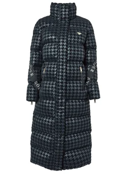 Sale Camden Longline Coat (Mono Houndstooth) Women Backpack|Coats