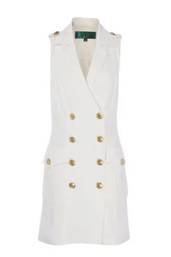 Fashion Chelsea Dress (Oyster Linen) Women Dresses|Tailoring