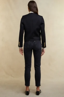 Clearance Chelsea Jacket (Black Twill) Women Jackets|Tailoring
