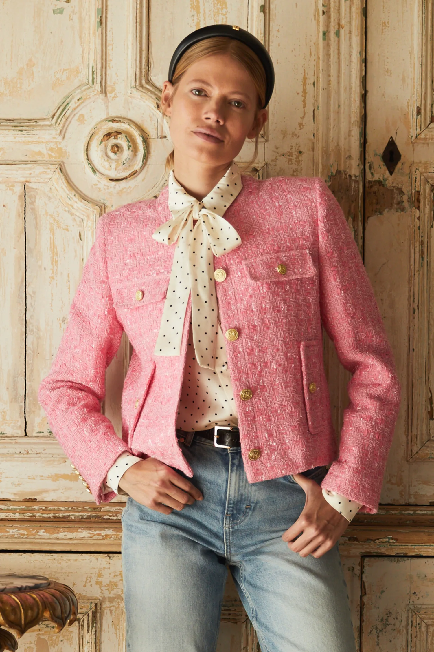 Online Chelsea Jacket (Pop Pink Boucle) Women Jackets|Tailoring