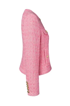 Online Chelsea Jacket (Pop Pink Boucle) Women Jackets|Tailoring