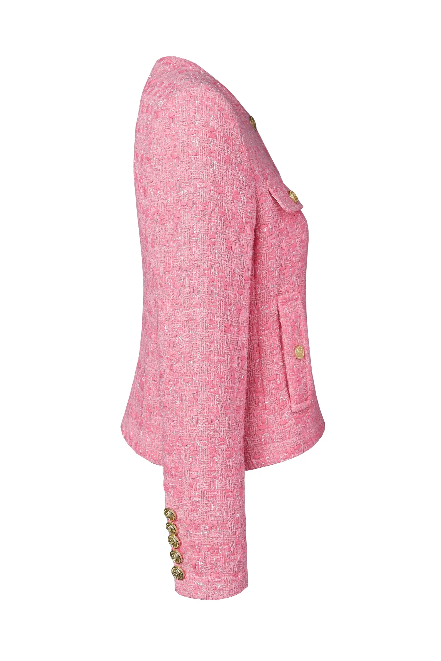 Online Chelsea Jacket (Pop Pink Boucle) Women Jackets|Tailoring