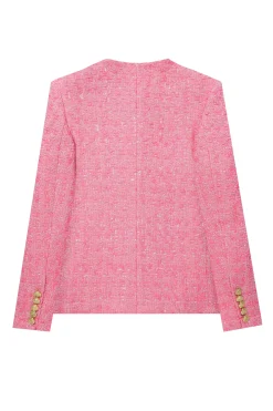 Online Chelsea Jacket (Pop Pink Boucle) Women Jackets|Tailoring
