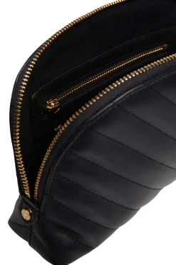 Hot Chelsea Makeup Bag (Black Leather Quilt) Women Holdalls & Suitcases|Travel Bags