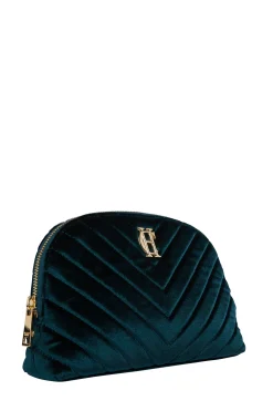 Outlet Chelsea Makeup Bag (Emerald Velvet) Women Holdalls & Suitcases|Travel Bags