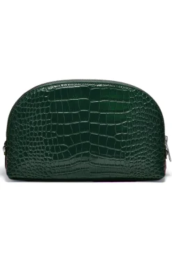 Outlet Chelsea Makeup Bag (Emerald Croc) Women Holdalls & Suitcases|Travel Bags
