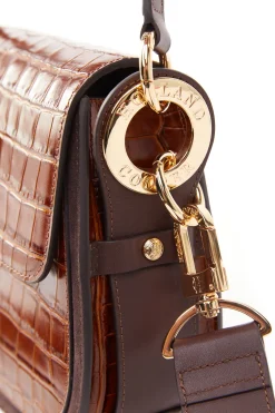 Discount Chelsea Saddle Bag (Tan Croc) Women Crossbody Bags|Bags