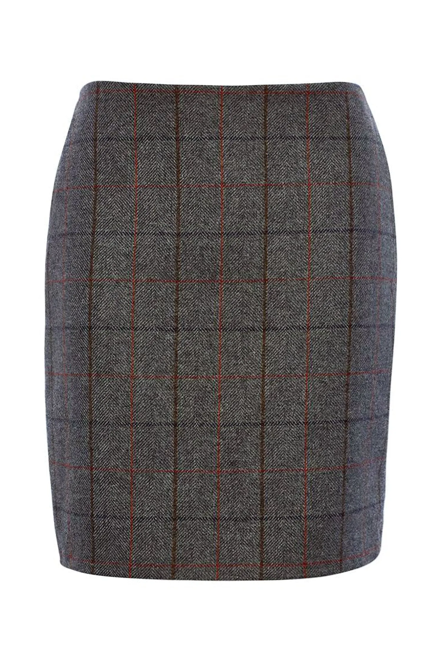 Fashion Chelsea Skirt (Mid Blue Check) Women Skirts|Tailoring