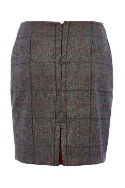Fashion Chelsea Skirt (Mid Blue Check) Women Skirts|Tailoring