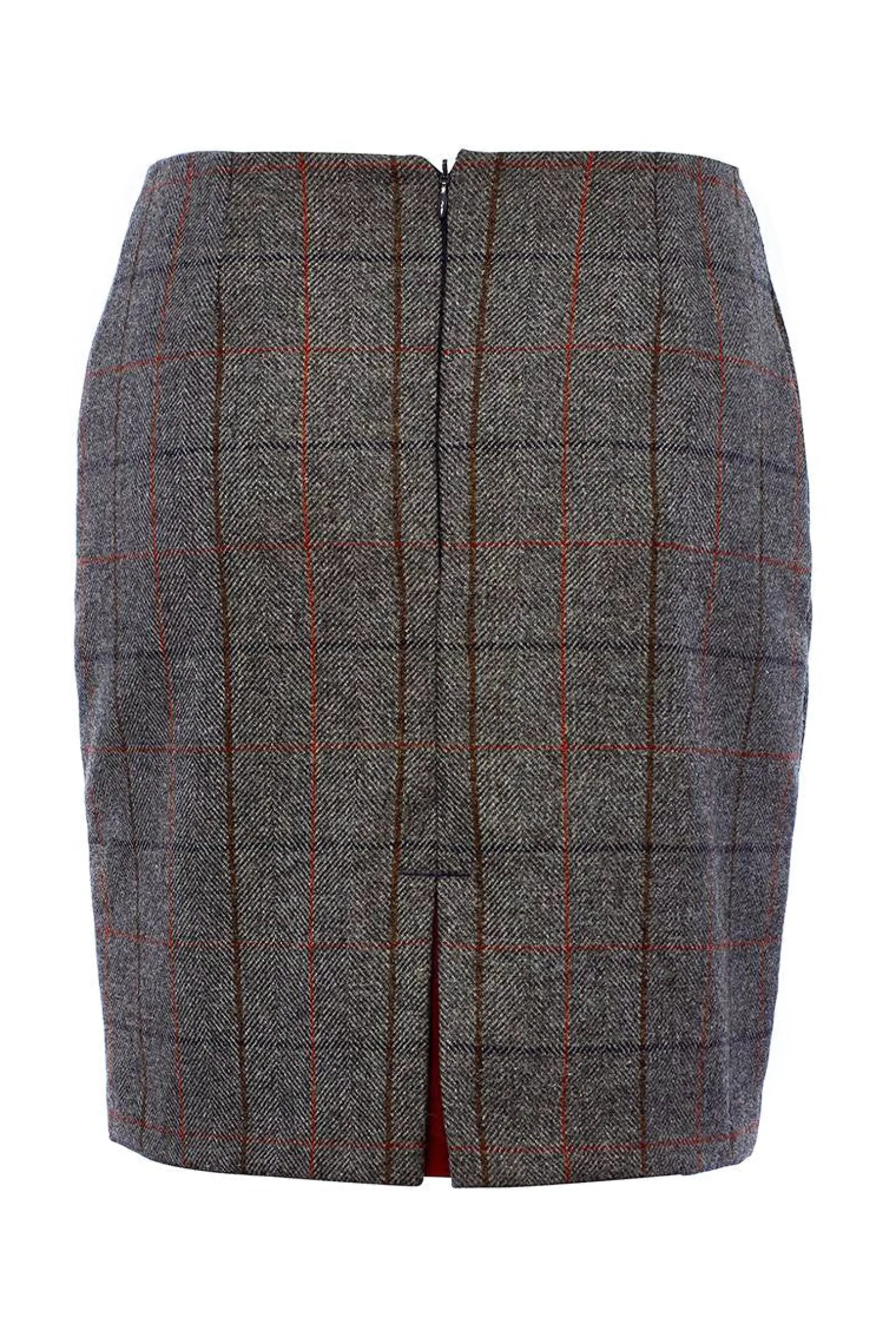 Fashion Chelsea Skirt (Mid Blue Check) Women Skirts|Tailoring