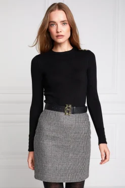 Hot Chelsea Skirt (Prince of Wales Black) Women Skirts|Tailoring