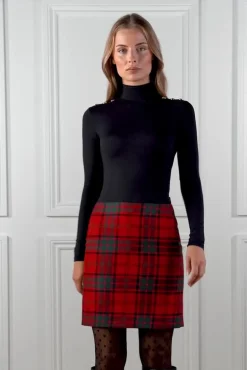 Best Chelsea Skirt (Red Tartan) Women Skirts|Tailoring