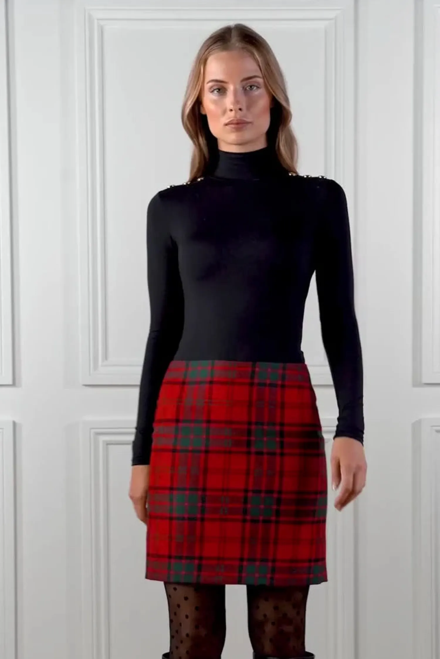 Best Chelsea Skirt (Red Tartan) Women Skirts|Tailoring