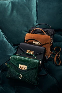 Clearance Cheltenham Bag (Emerald Croc) Women Crossbody Bags|Bags