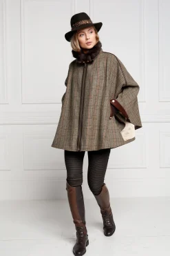 New Chiltern Cape (Bourbon Tweed) Women Capes|Tailoring