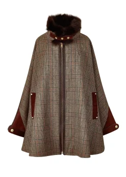 New Chiltern Cape (Bourbon Tweed) Women Capes|Tailoring