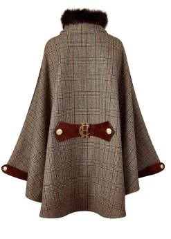 New Chiltern Cape (Bourbon Tweed) Women Capes|Tailoring