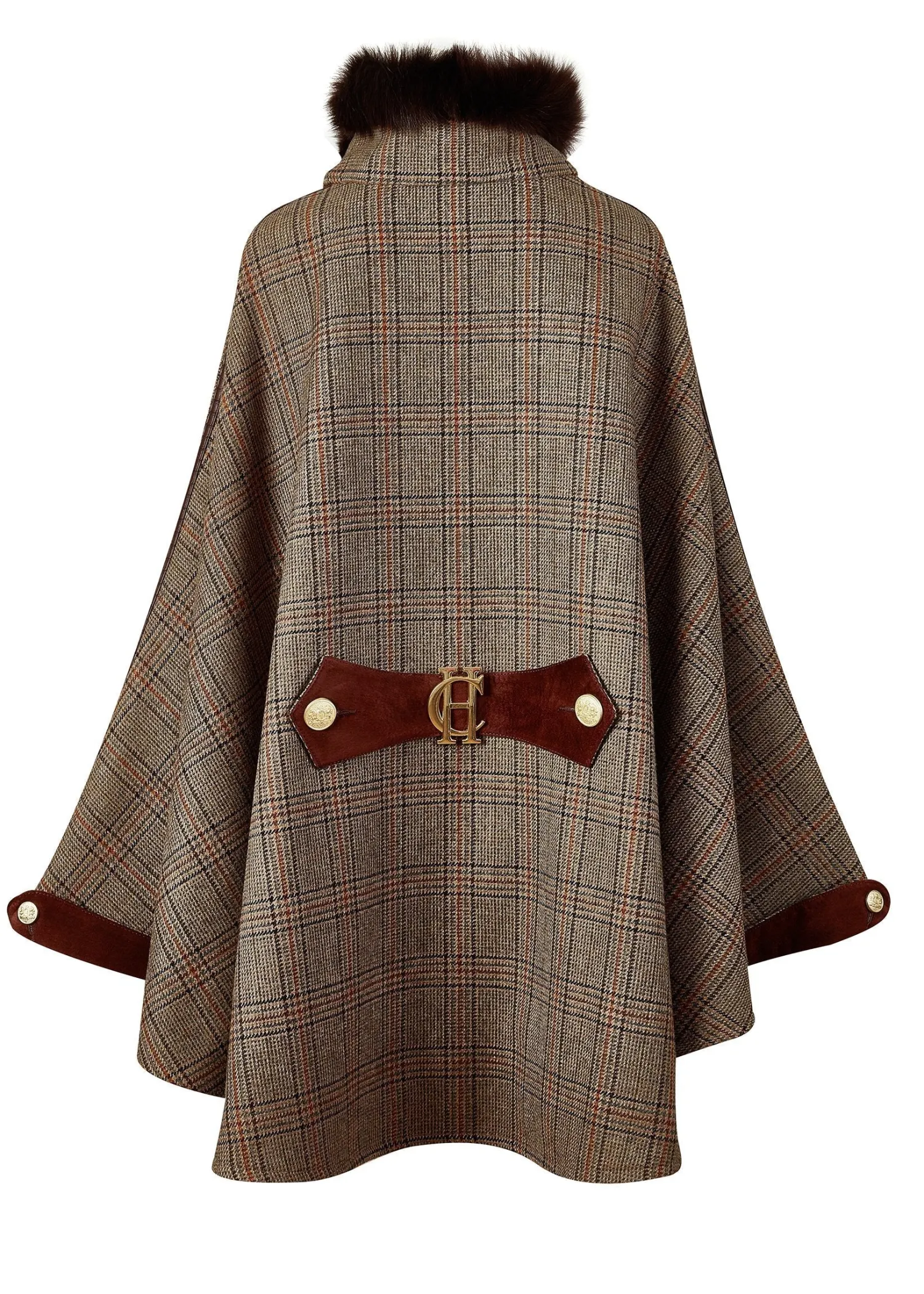 New Chiltern Cape (Bourbon Tweed) Women Capes|Tailoring