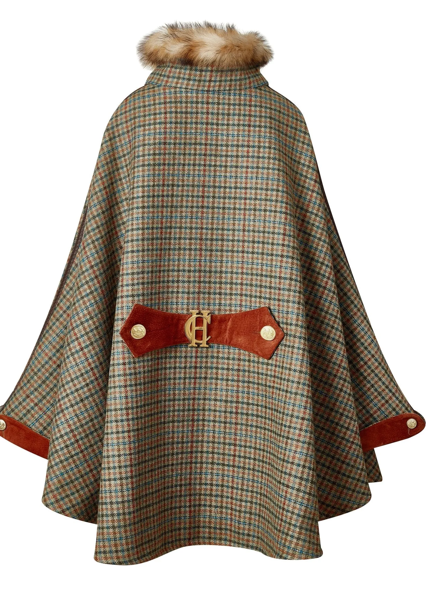 New Chiltern Cape (Bredon Tweed) Women Capes|Tailoring