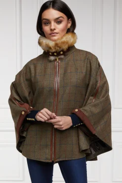 Outlet Chiltern Cape (Glen Green) Women Capes|Tailoring