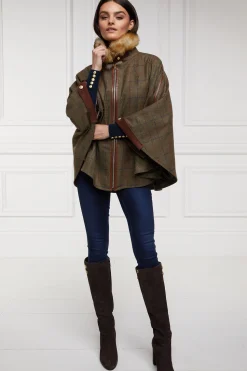 Outlet Chiltern Cape (Glen Green) Women Capes|Tailoring