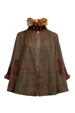 Outlet Chiltern Cape (Glen Green) Women Capes|Tailoring