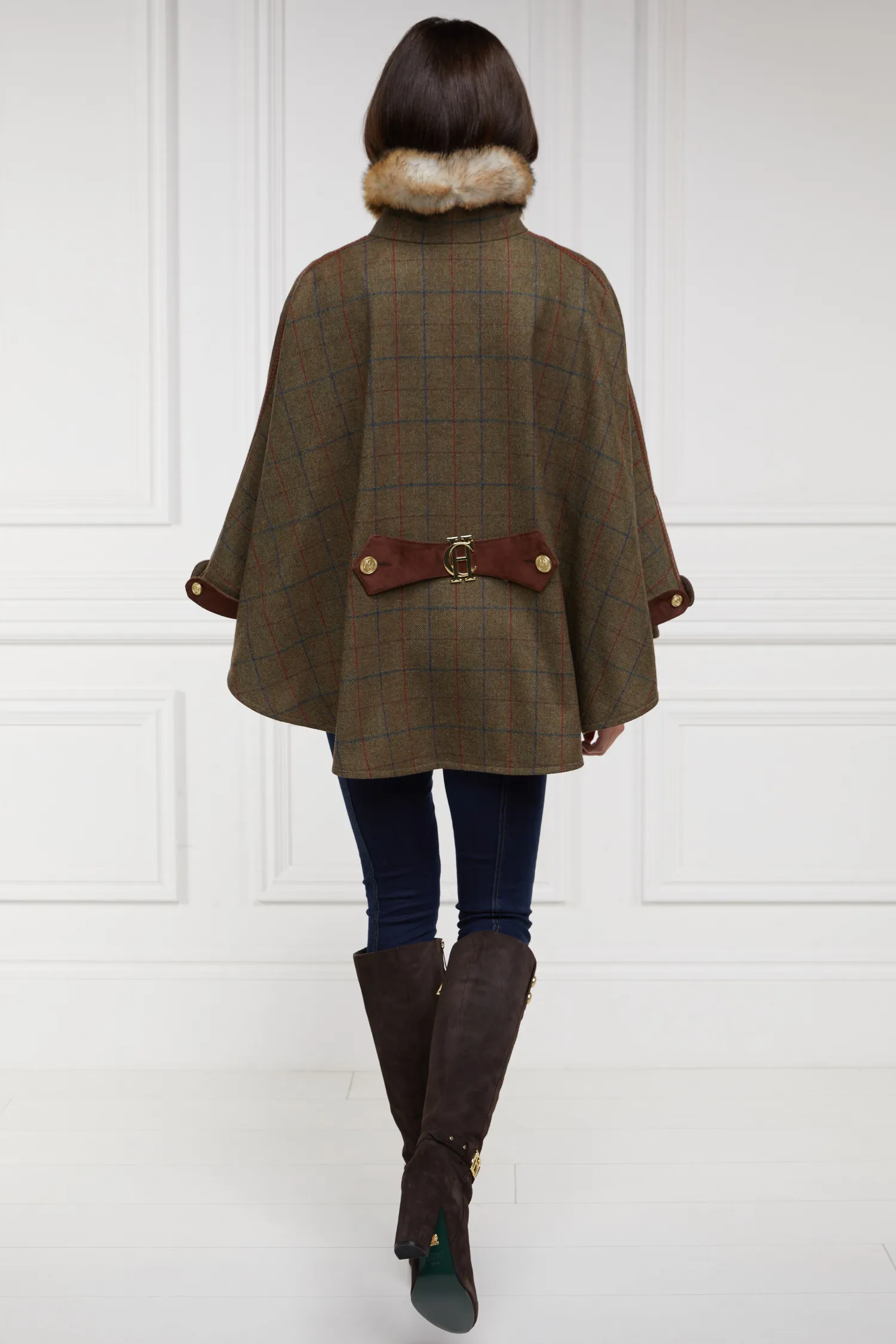 Outlet Chiltern Cape (Glen Green) Women Capes|Tailoring