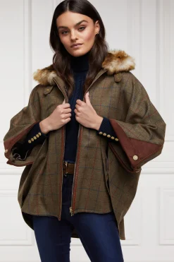Outlet Chiltern Cape (Glen Green) Women Capes|Tailoring