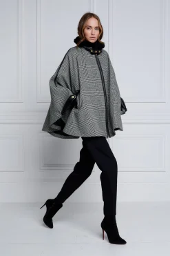 Clearance Chiltern Cape (Prince of Wales Mono) Women Capes