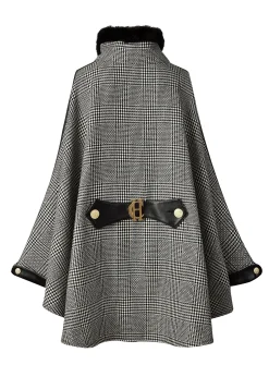 Clearance Chiltern Cape (Prince of Wales Mono) Women Capes