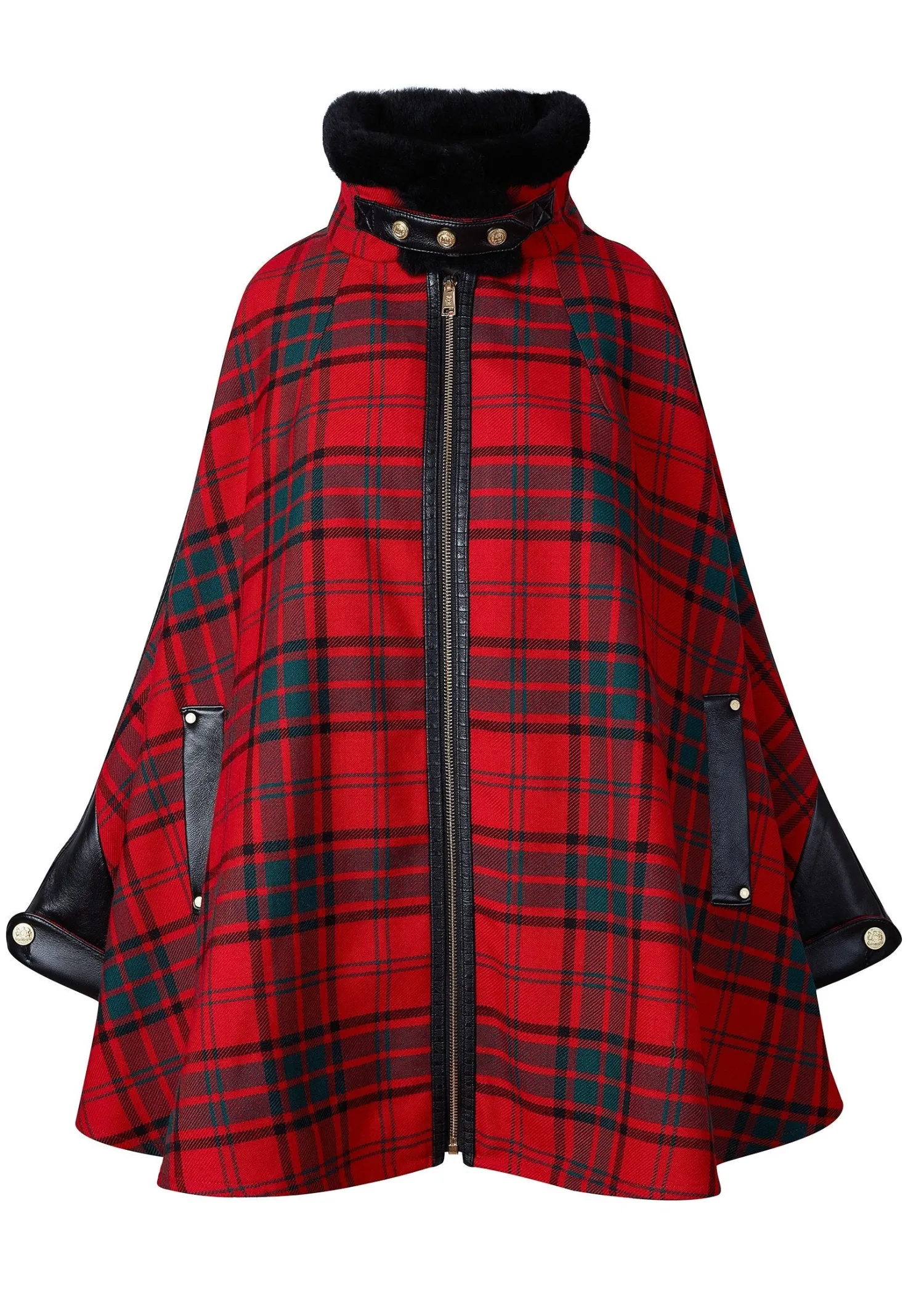 Clearance Chiltern Cape (Red Tartan) Women Capes