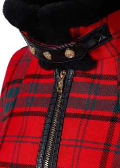 Clearance Chiltern Cape (Red Tartan) Women Capes