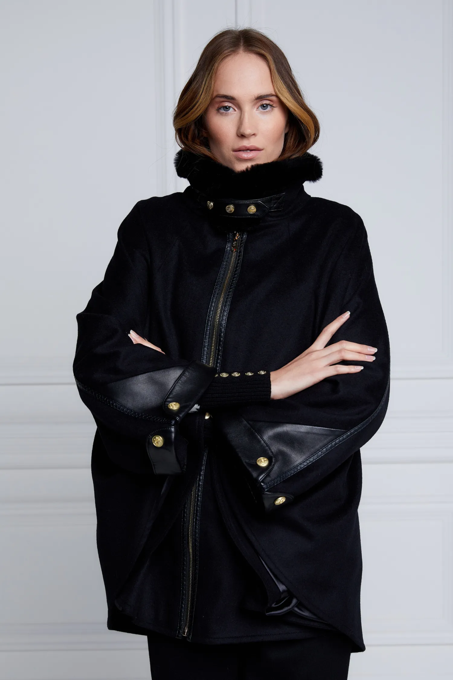 Outlet Chiltern Cape (Soft Black) Women Capes|Tailoring