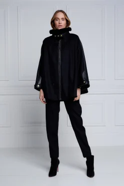 Outlet Chiltern Cape (Soft Black) Women Capes|Tailoring