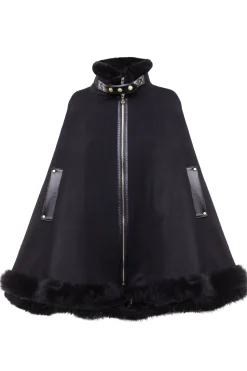 Outlet Chiltern Cape (Soft Black) Women Capes|Tailoring