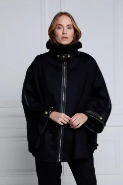Outlet Chiltern Cape (Soft Black) Women Capes|Tailoring