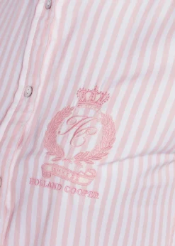 Best Classic Button Down Shirt (Pink Stripe) Women Shirts & Blouses