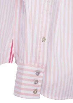 Best Classic Button Down Shirt (Pink Stripe) Women Shirts & Blouses
