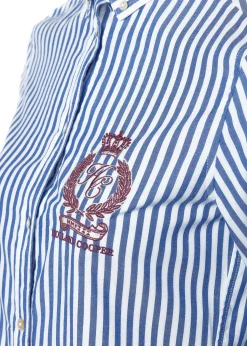 Sale Classic Button Down Shirt (Navy Stripe) Women Shirts & Blouses