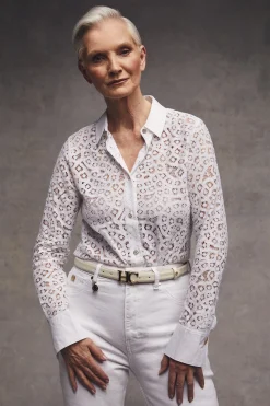 Hot Classic Lace Shirt Women Shirts & Blouses