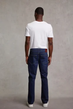 Discount Classic Straight Jean (Washed Indigo) Jeans