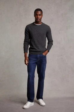 Discount Classic Straight Jean (Washed Indigo) Jeans