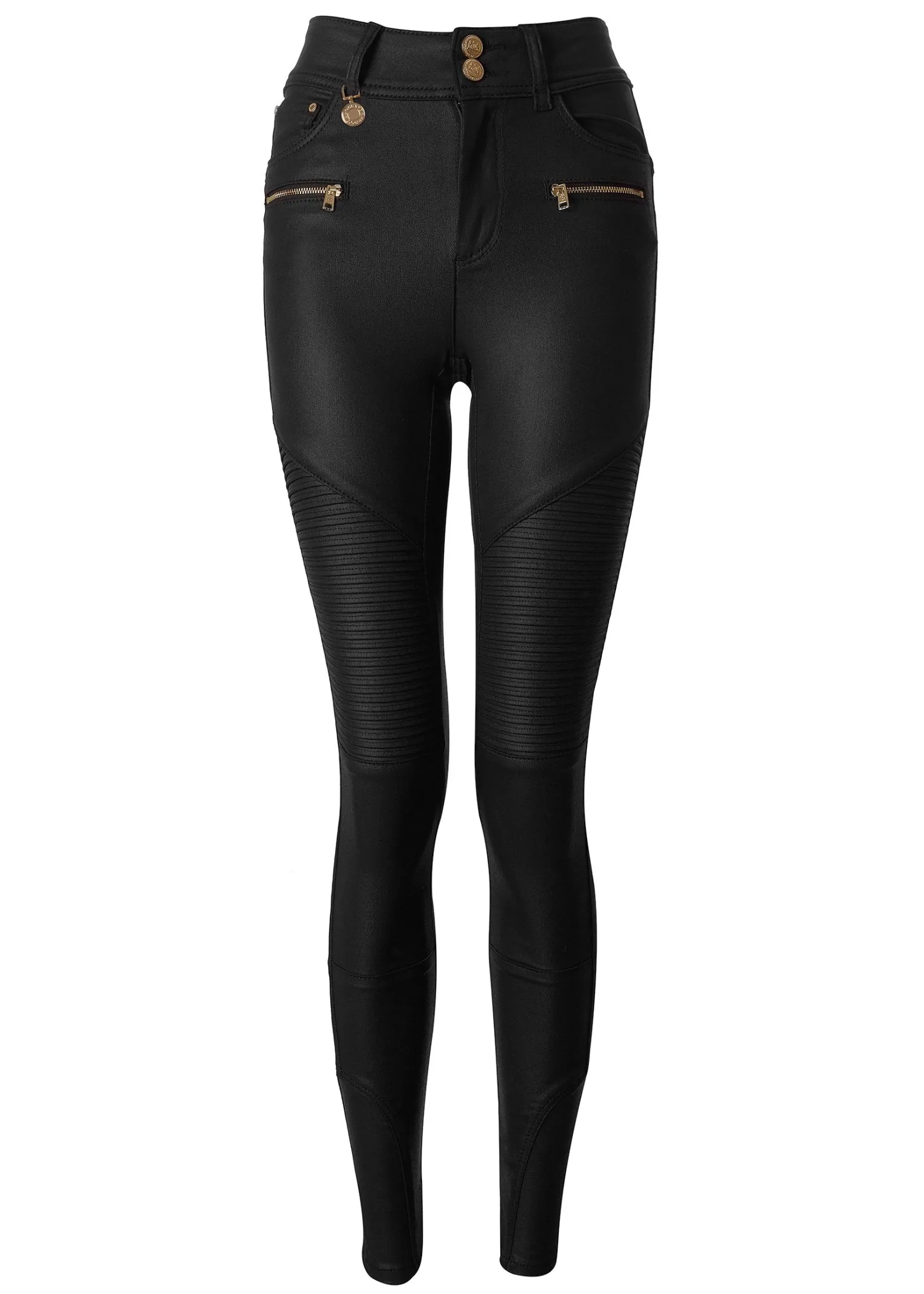 Sale Coated Biker Jean Women Jeans