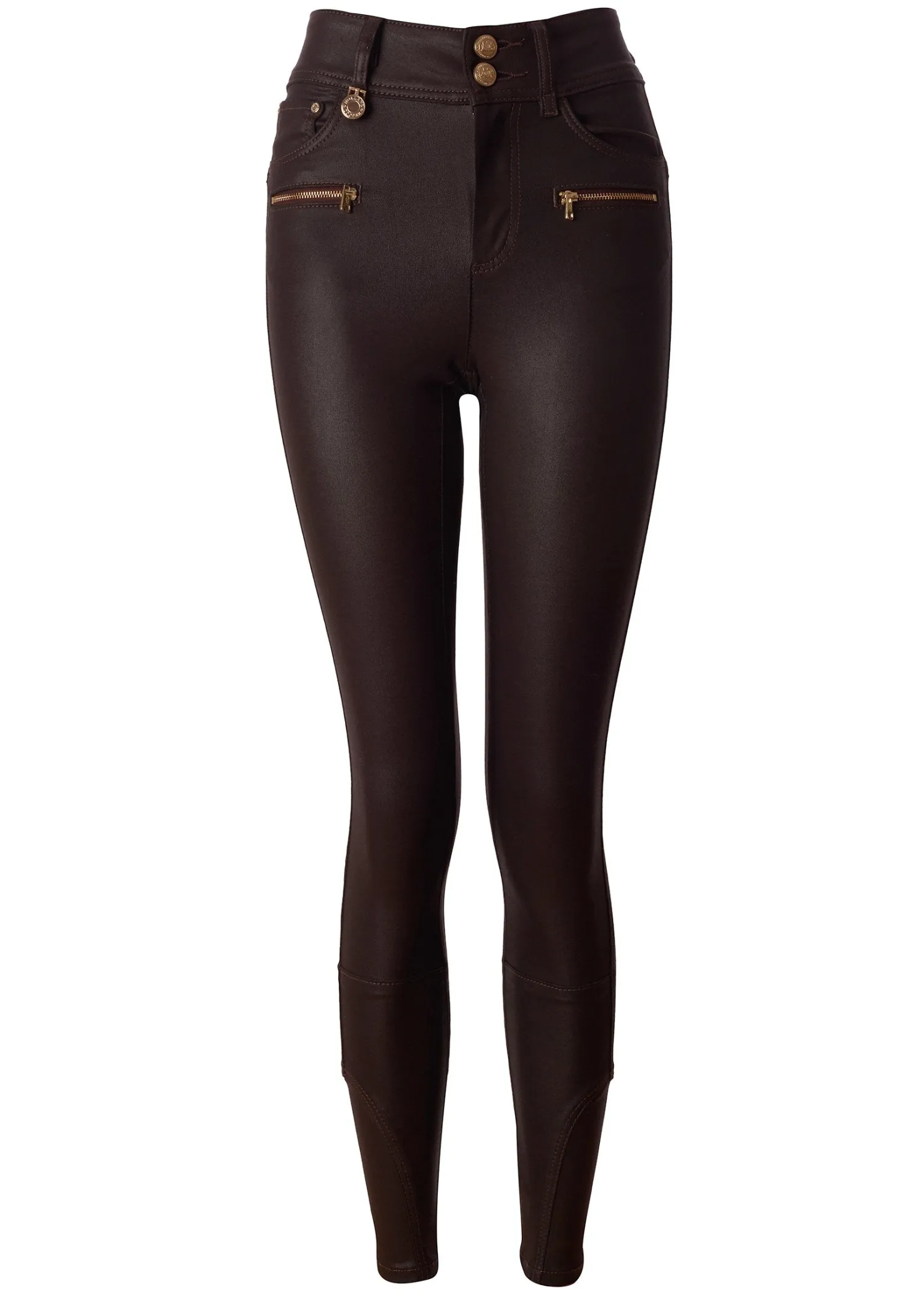 Fashion Coated Jodhpur Jean Women Jeans
